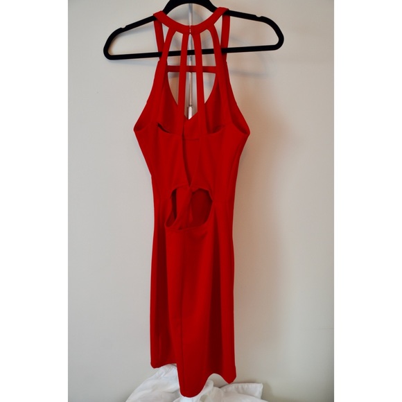 Red Going Out Dress - Picture 2 of 2